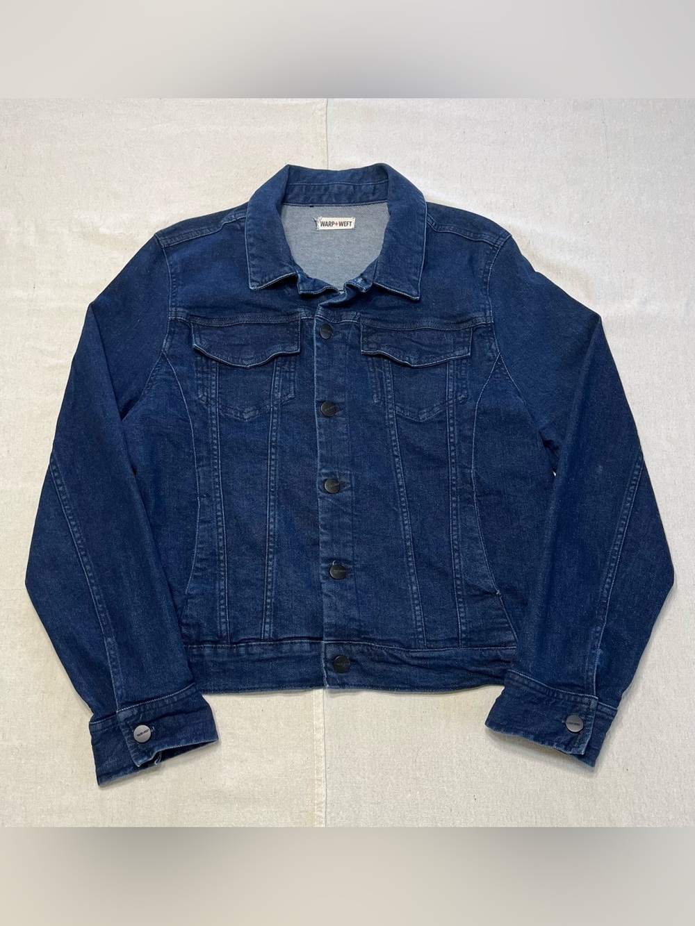 Women’s Dark Blue Denim Jacket Plus 1x